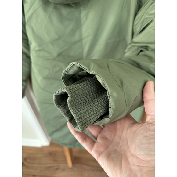 NEW Womens Long Parka Jacket SIZE L Universal Thread Olive Green Winter Coat - Picture 9 of 9
